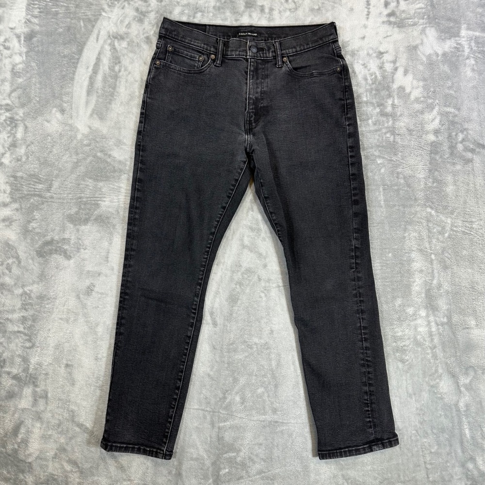 Lucky Brand 410 Athletic Slim Jeans Men's Size 31x30 Black Stretch Denim Pants